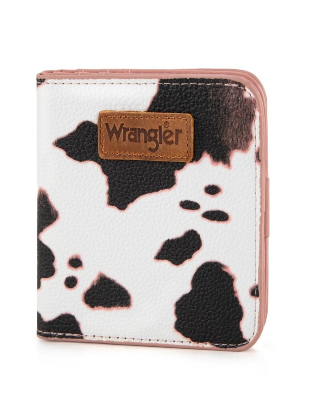 Montana West X Wrangler Small Cow Print Wallets for Women Slim Thin Wallet Card